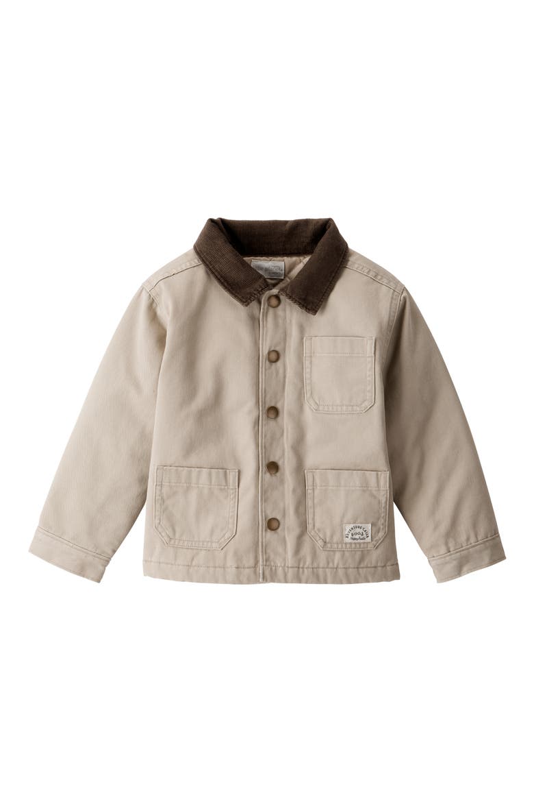 Kids' Organic Cotton Twill Jacket, Main, color, LP KHAKI