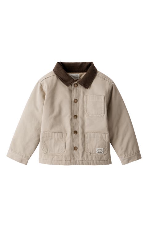 Kids' Organic Cotton Twill Jacket