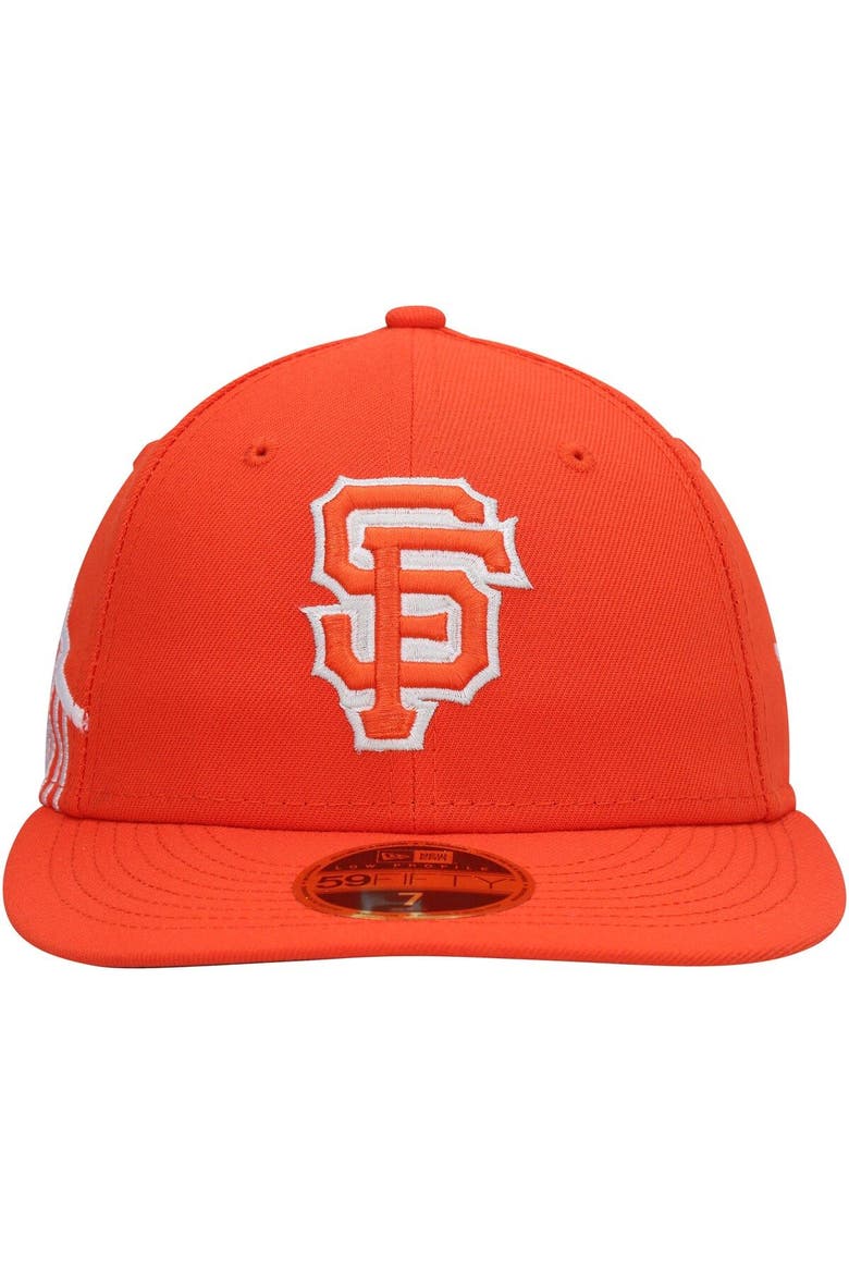 Men's New Era Orange San Francisco Giants City Connect Low Profile 59FIFTY Fitted Hat, Alternate, color, Orange