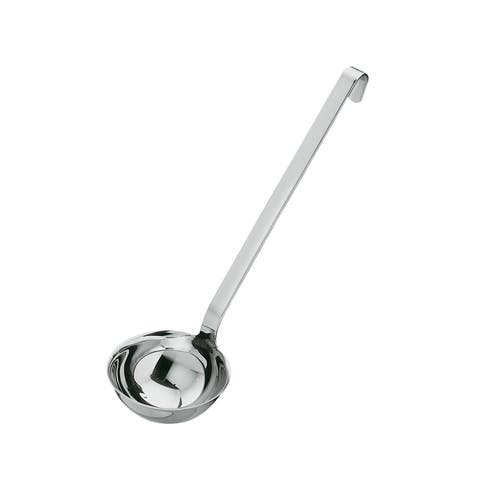 Stainless Steel Sauce Ladle With Hooked Handle, 2-ounce