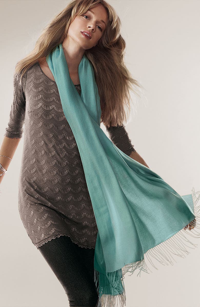 Nordstrom Tissue Weight Cashmere Wrap, Alternate, color, 