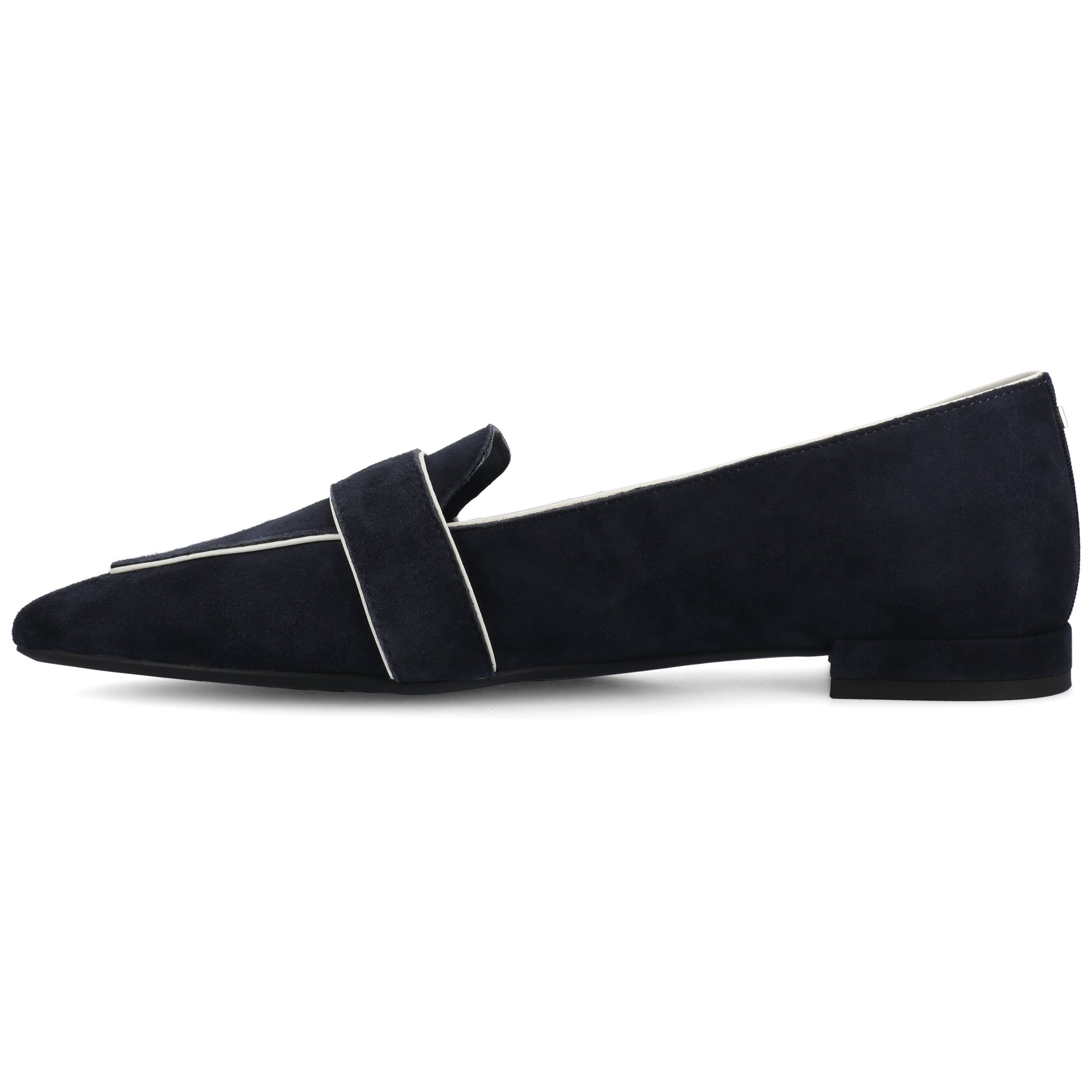 Birdies The Sparrow Loafer, Alternate, color, Navy Suede