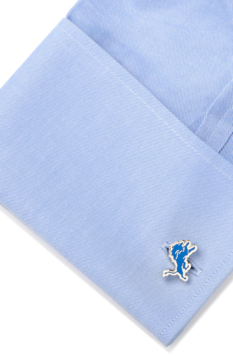 Cufflinks, Inc. NFL Detroit Lions Cuff Links, Alternate, color,