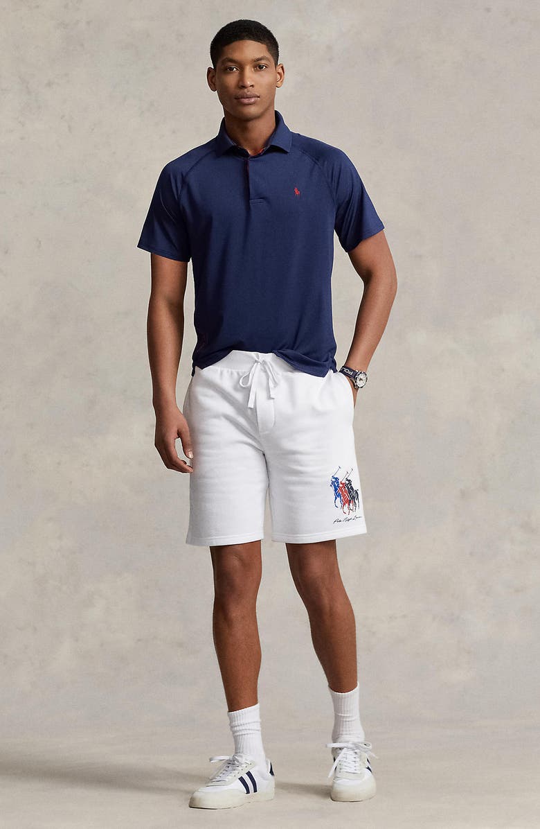 Polo Ralph Lauren Logo Fleece Sweat Shorts, Alternate, color,