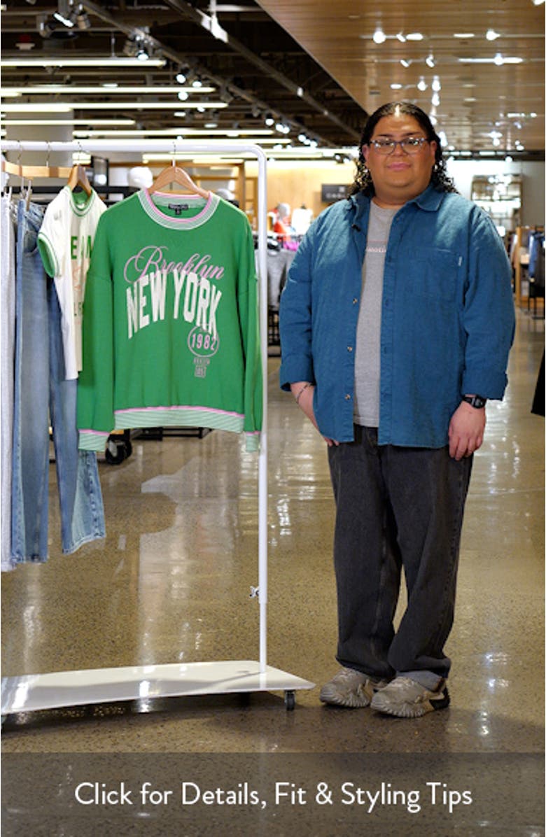 Brooklyn Graphic Sweatshirt, sales video thumbnail