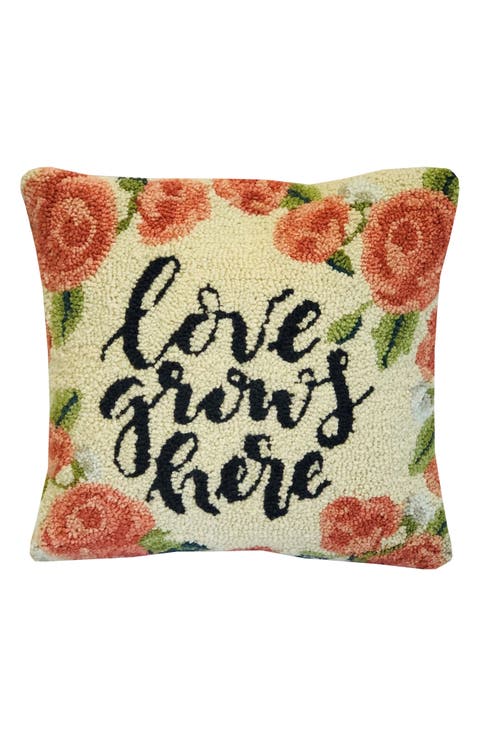 Love Grows Here Pillow