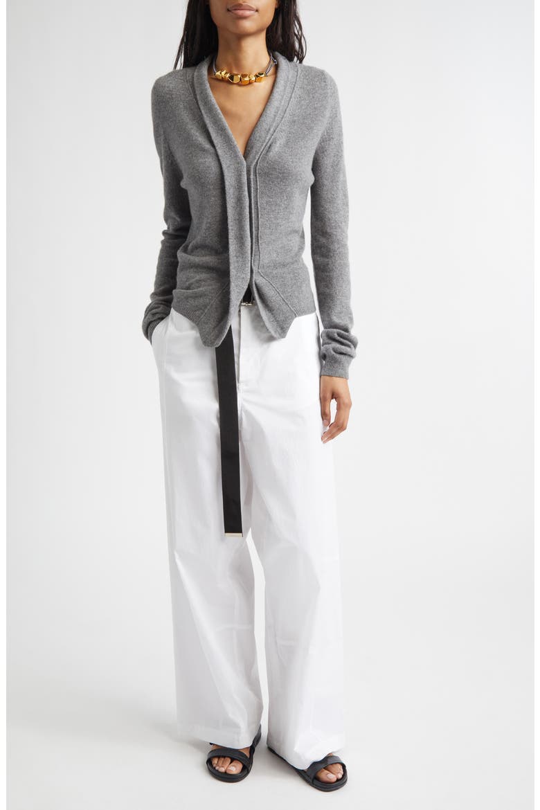 Shawl Collar Cashmere Cardigan, Alternate, color, GREY