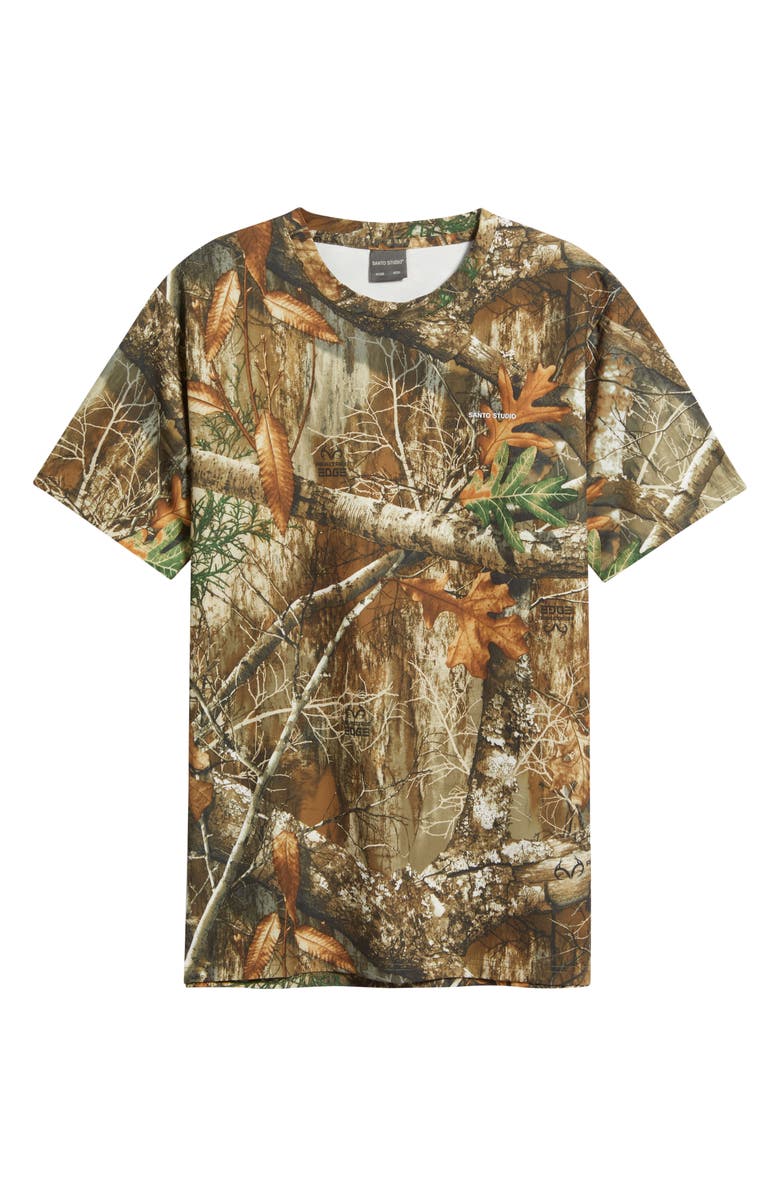 SANTO STUDIO x Realtree EDGE Camo Cotton T-Shirt, Alternate, color, Camouflage
