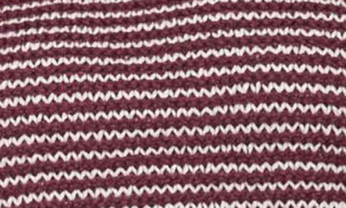 Blu Pepper Rib Trim Sweater In Brown