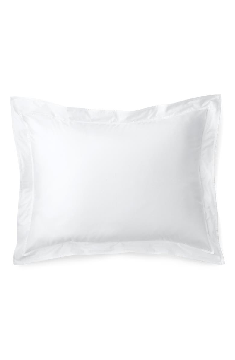 Lauren Ralph Lauren Spencer Border Sateen Set of Two Shams, Main, color, White And White