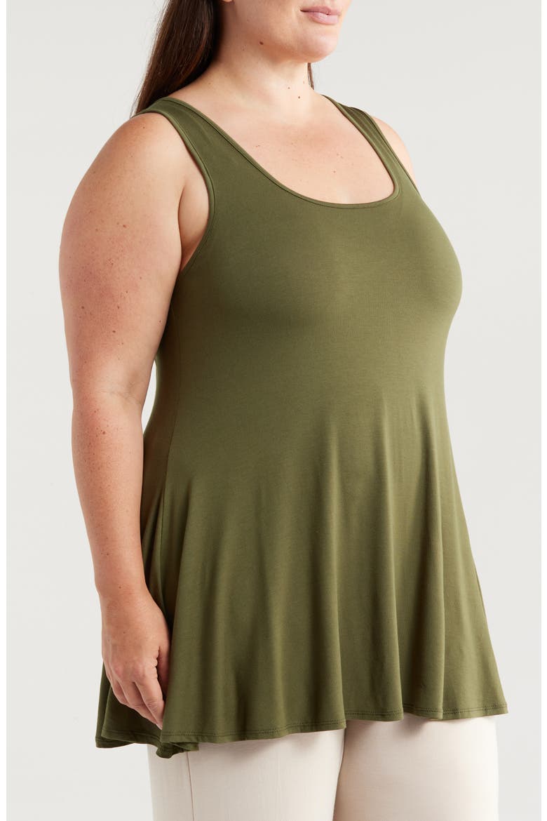 Jersey Tunic Tank, Alternate, color, OLIVE