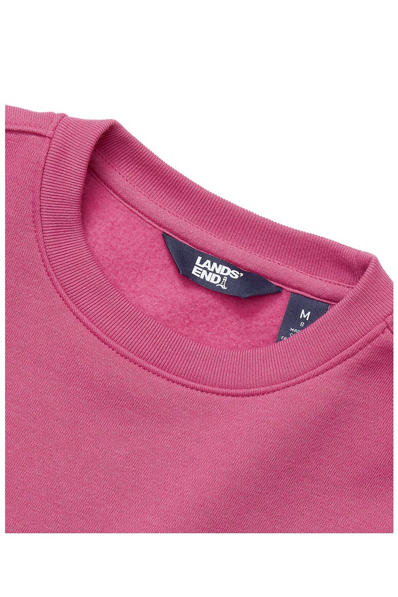 Kids Relaxed Fit Fleece Crewneck Sweatshirt, Alternate, color, Rose Violet