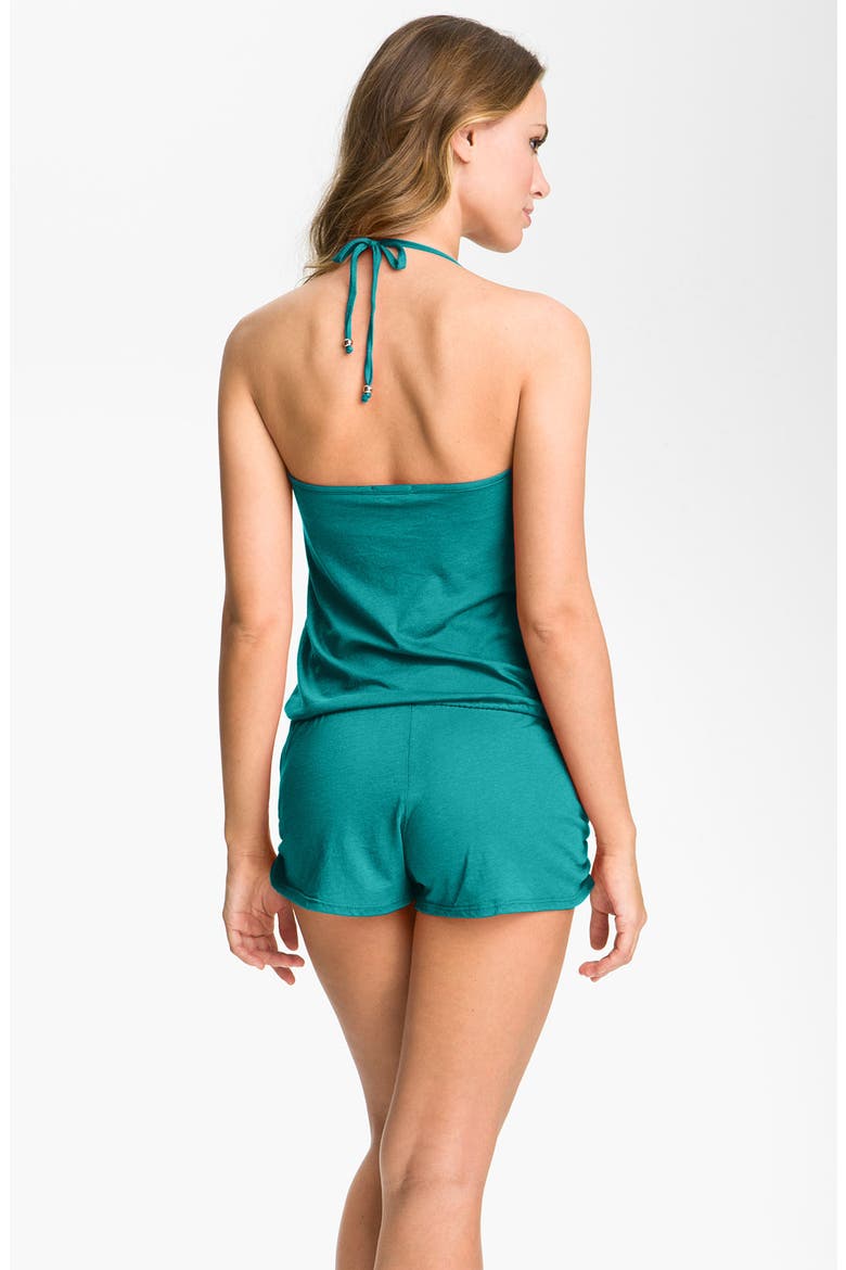 Vitamin A Silver 'Redondo' Romper, Alternate, color, DRAGONFLY