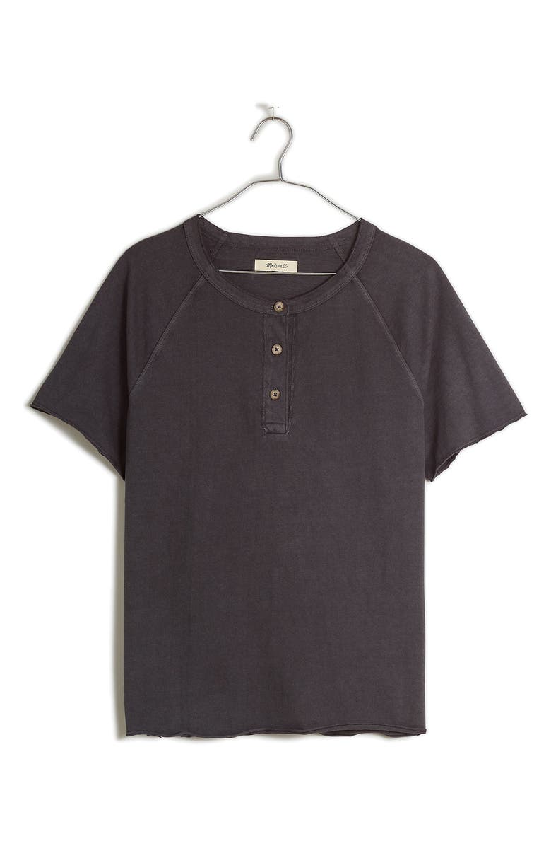 Madewell Bells Cotton Henley T-Shirt, Main, color, 