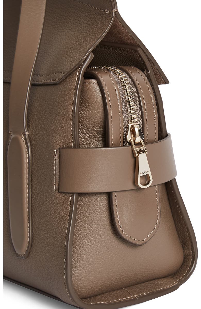 Reiss Sophie Leather Crossbody Bag, Alternate, color,