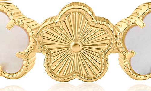 Jardin 3 Clover Flexible Cuff Bracelet