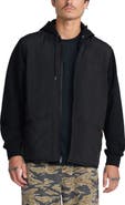 RVCA Warner Hooded Mixed Media Jacket