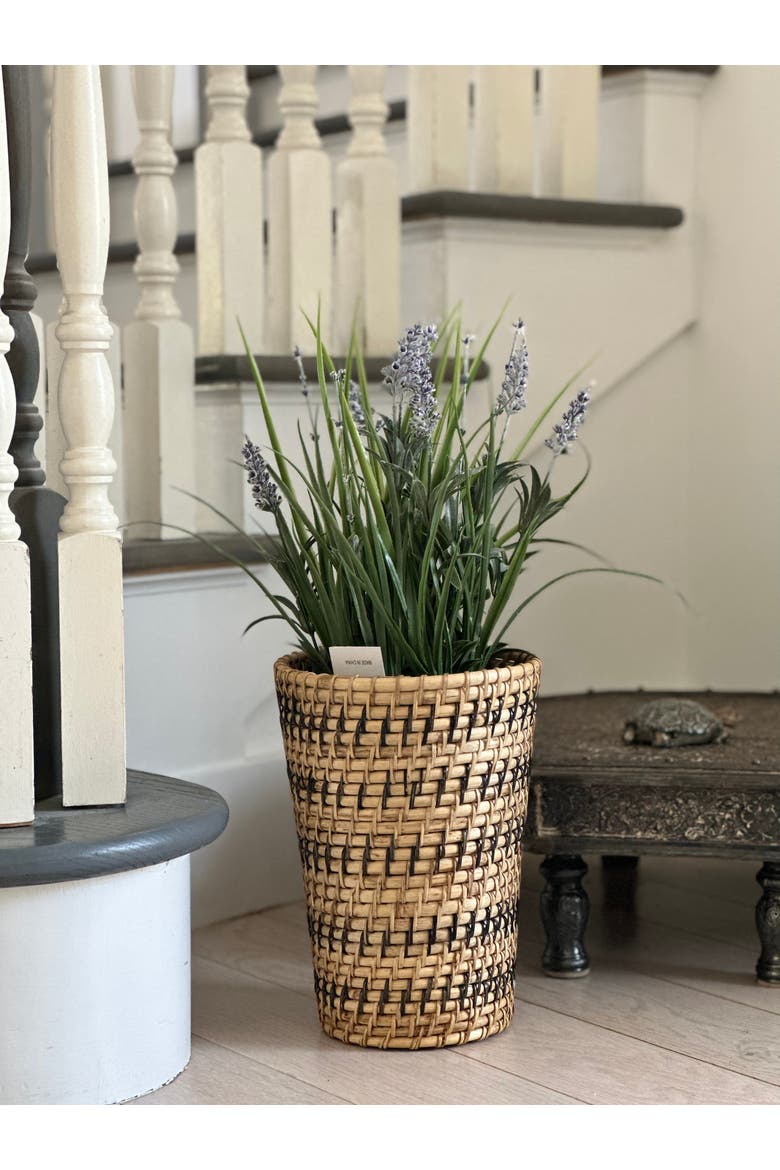 Striped Planter, Alternate, color, Striped