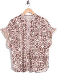 MAX STUDIO Dolman Short Sleeve Top