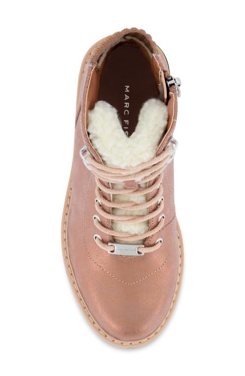 Marc Fisher Kids' Jade Faux Shearling Lined Boot In Brown