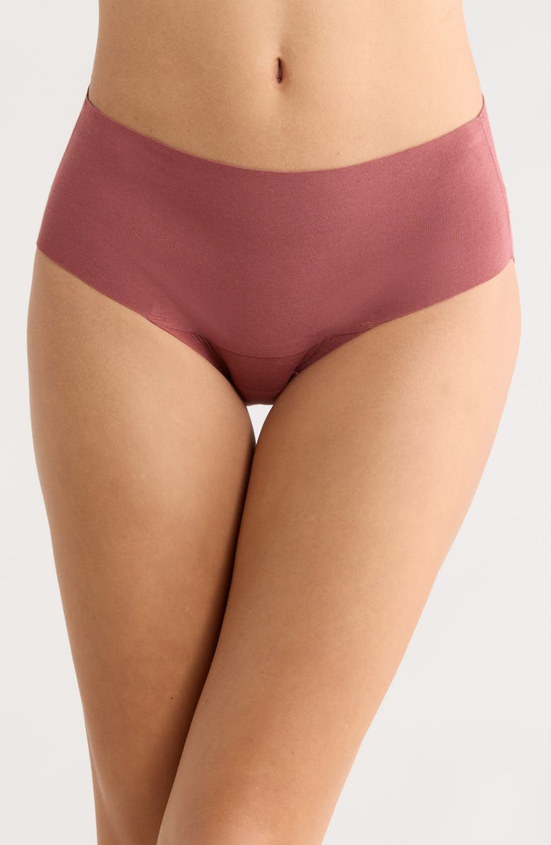 SPANX<sup>®</sup> SPANXsupersmooth<sup>™</sup> Undie-tectable<sup>®</sup> Stretch Cotton Briefs, Main, color, Rose Smoke
