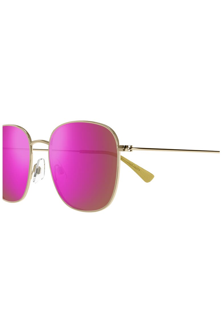 Olali AF 55mm Polarized Square Sunglasses, Alternate, color, GOLD VIOLET PINK