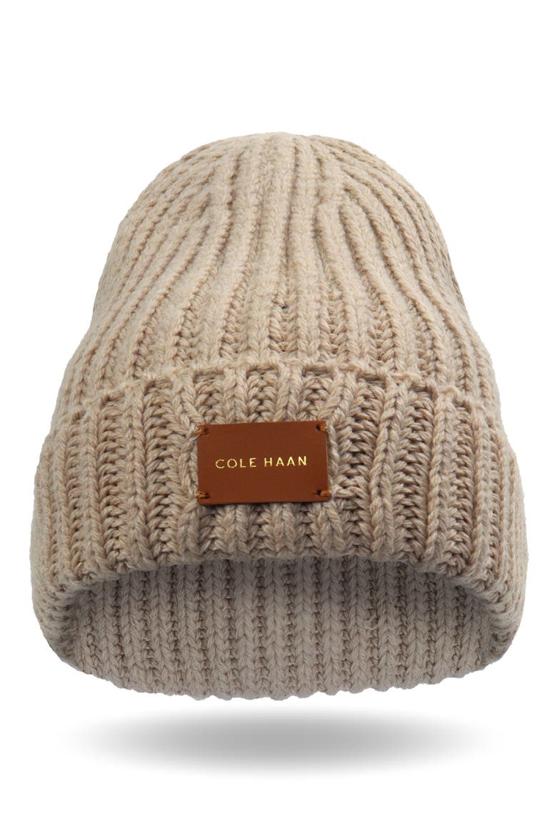 Chunky Cuff Beanie, Alternate, color, LIGHT SESAME