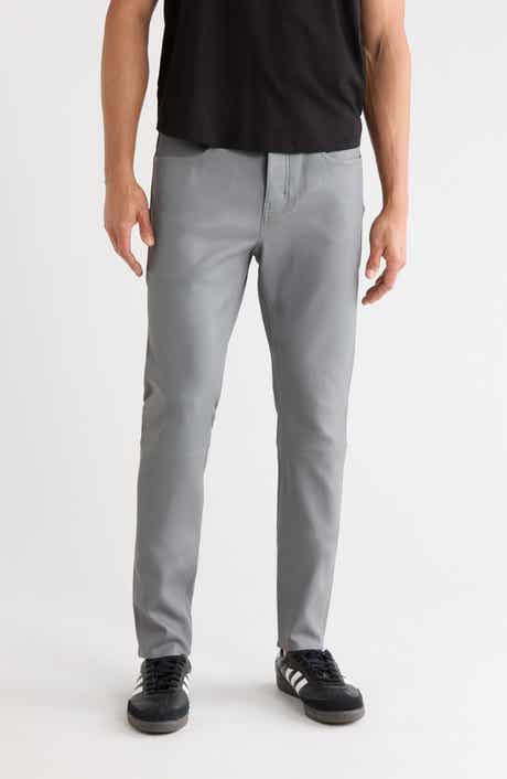 Slim Fit Leather Pants