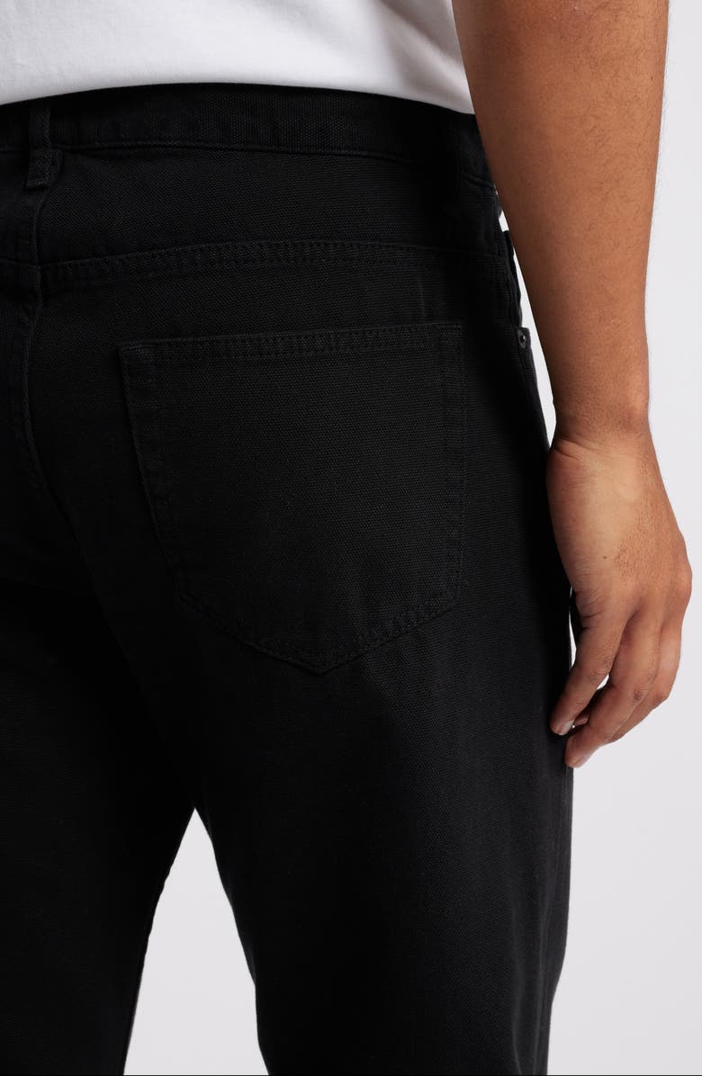 FRAME The Straight Leg Canvas Jeans, Alternate, color, Black