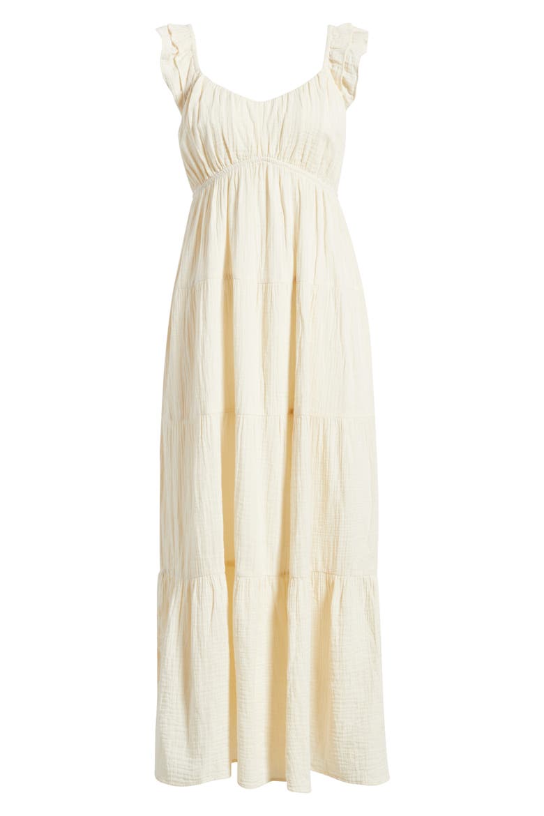 Empire Waist Maxi Dress, Alternate, color, PEARL