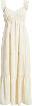 CITY BLUES Empire Waist Maxi Dress