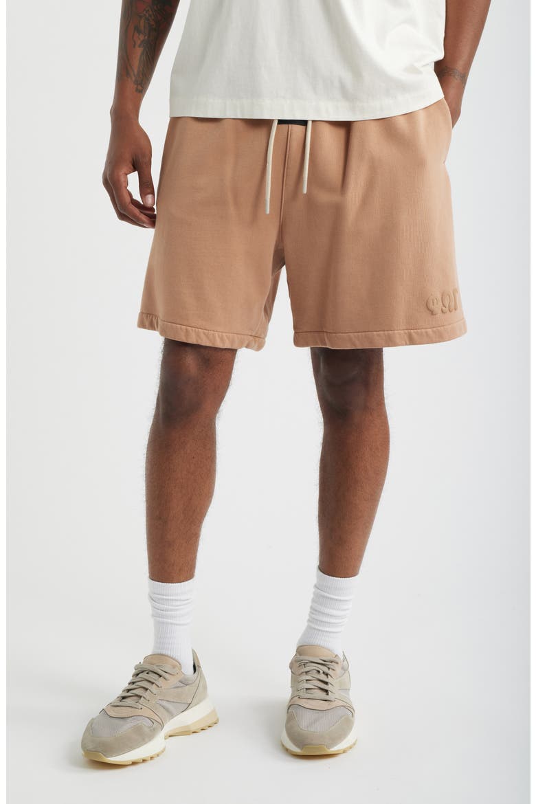 Classic Cotton Fleece Shorts, Main, color, WASHED GINGER