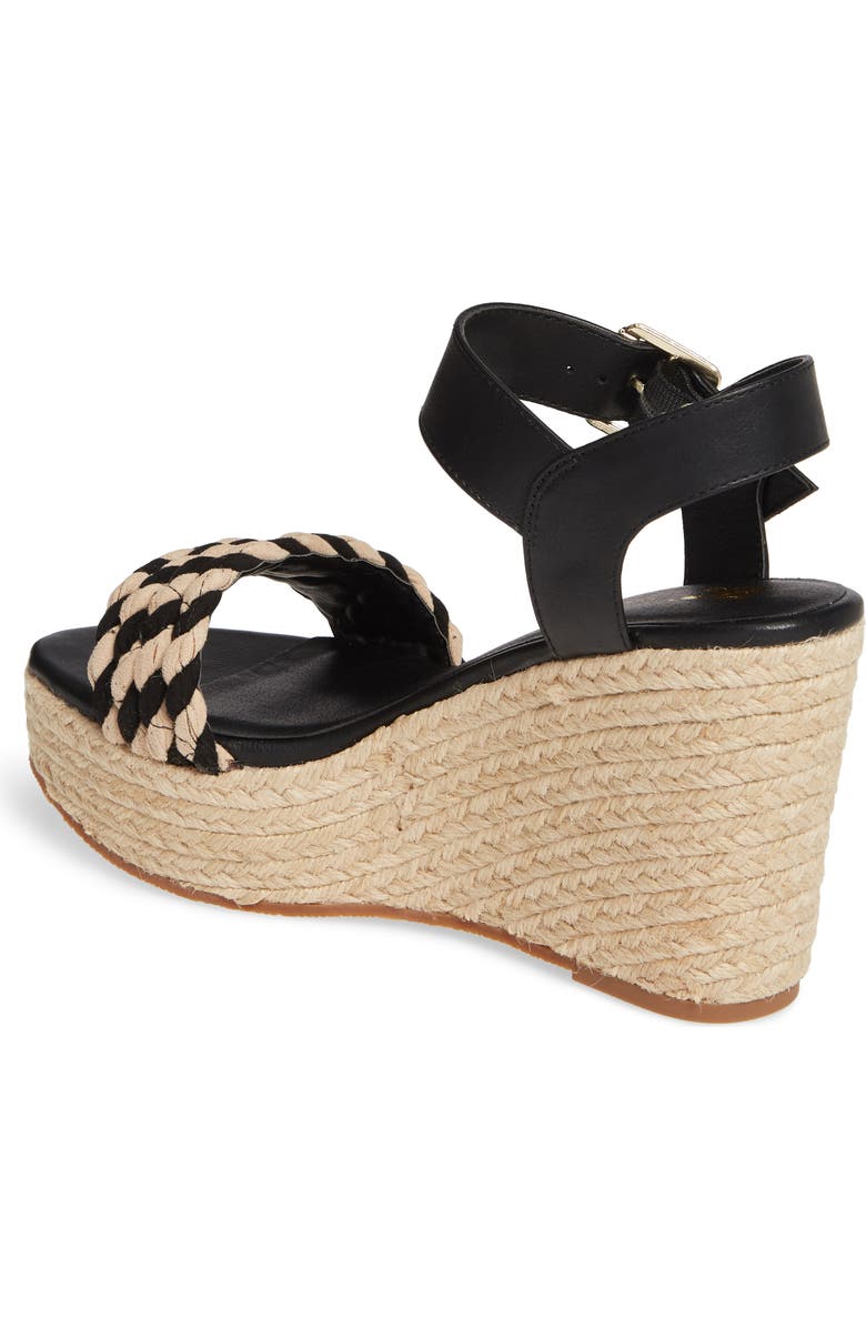 BC Footwear Dew Drops Vegan Espadrille Wedge Sandal, Alternate, color,