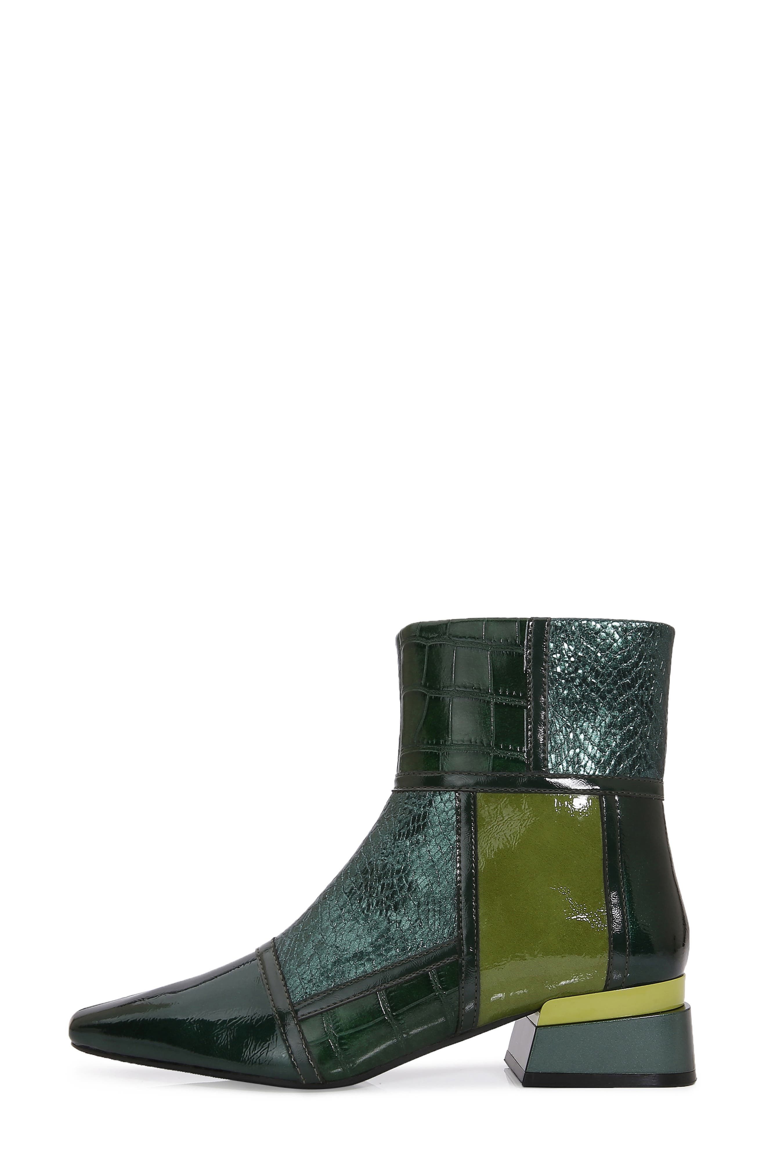 Dakota Faux Leather Bootie, Alternate, color, GREEN MULTI