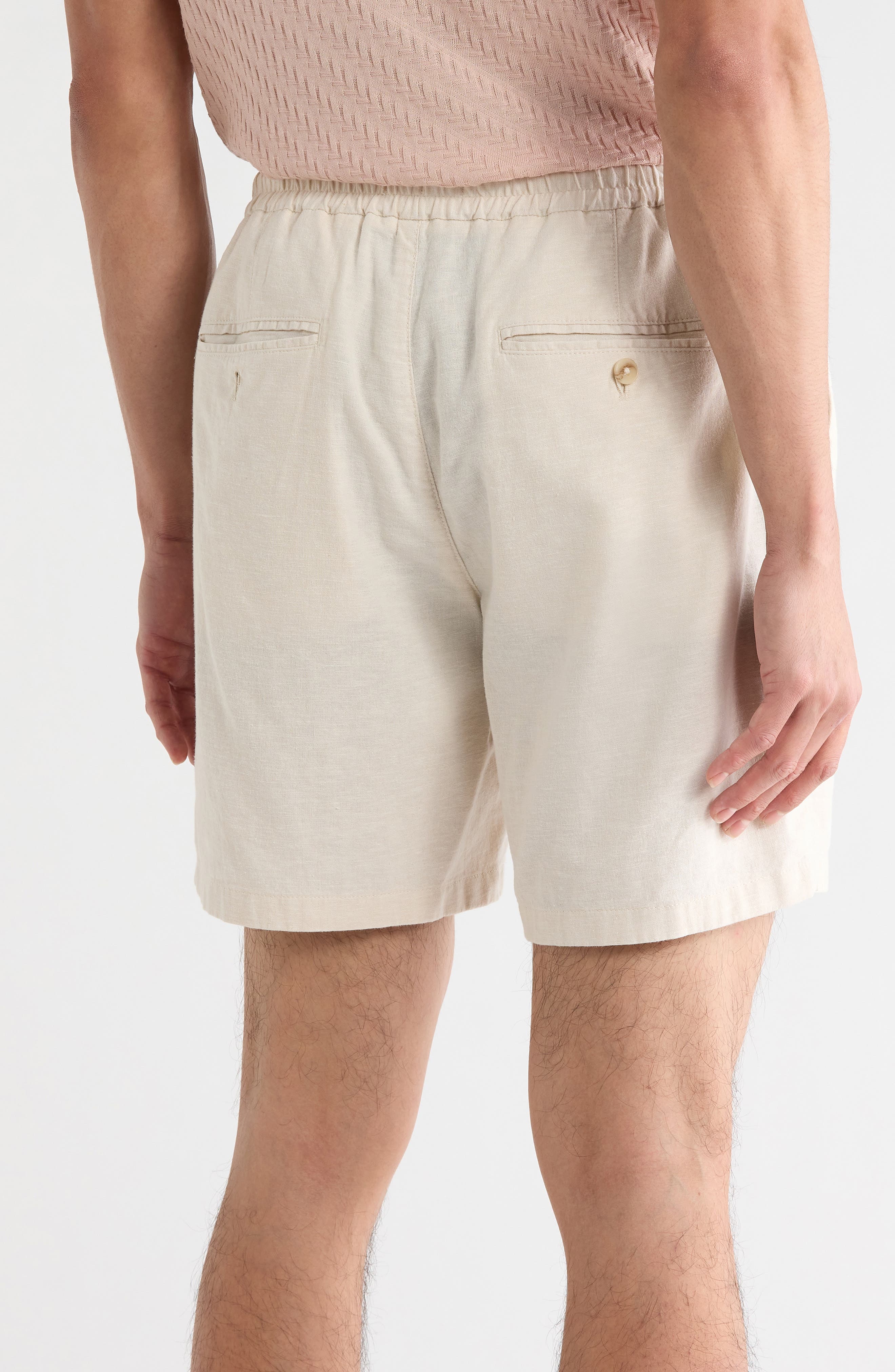 Linen Blend Shorts - image 4
