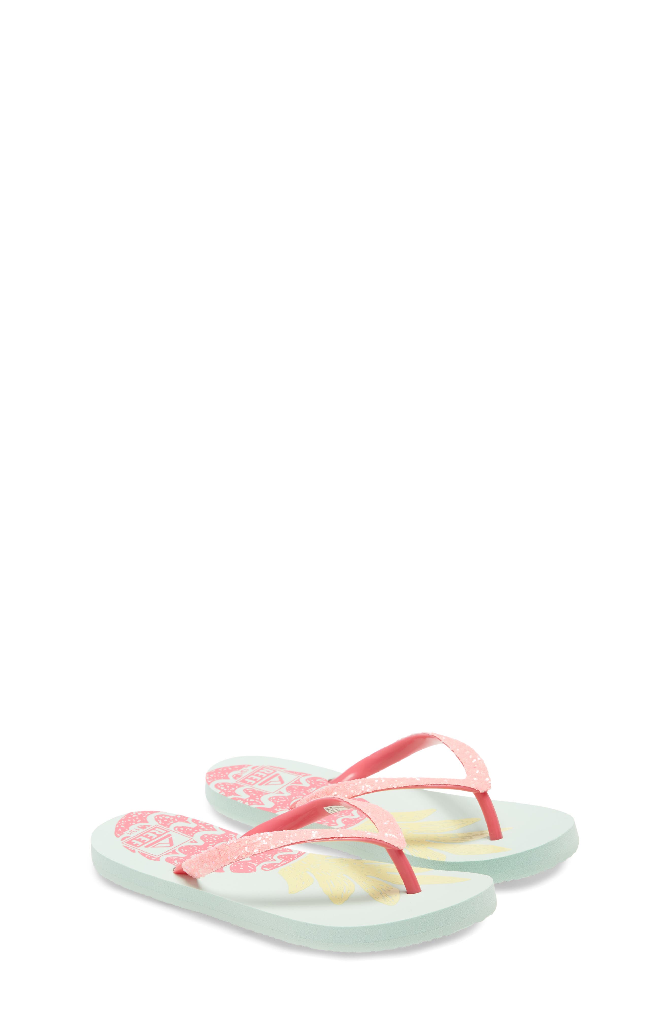 Stargazer Print Flip Flop, Alternate, color, PINEAPPLE MULTI