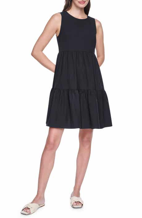 DKNY Commuter Sleeveless Swing Minidress