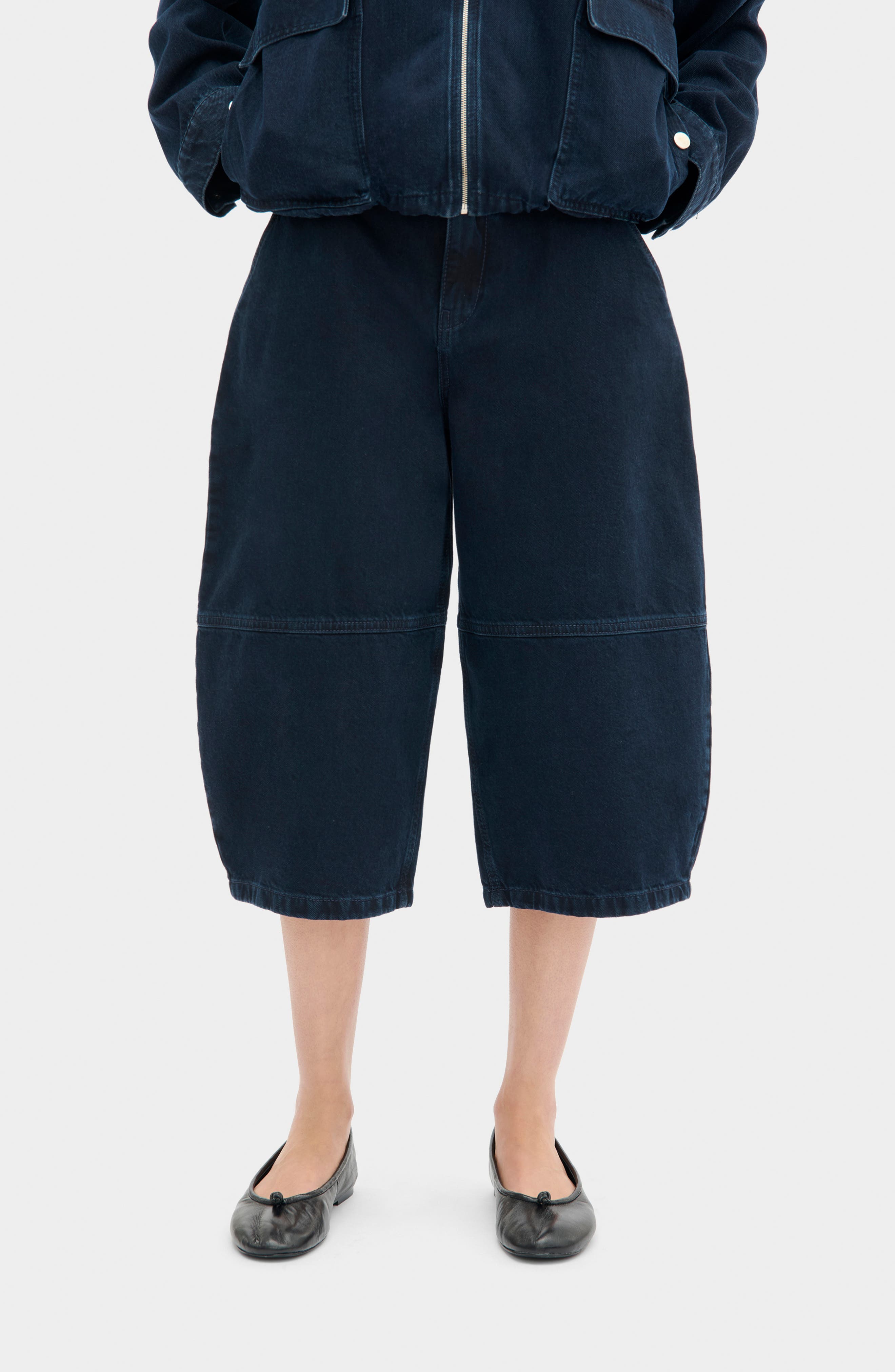 Aligne Haven Balloon Shorts In Blue