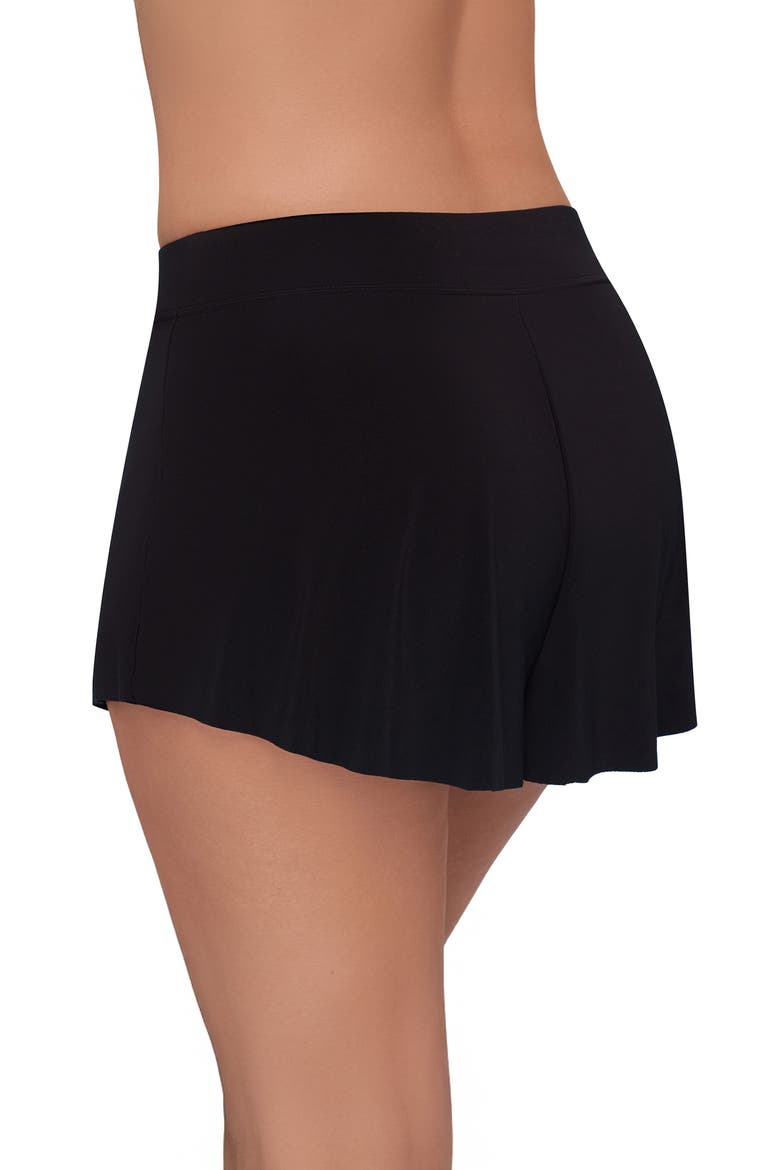 Mid-Rise Drape Control Swim Short, Alternate, color, Black