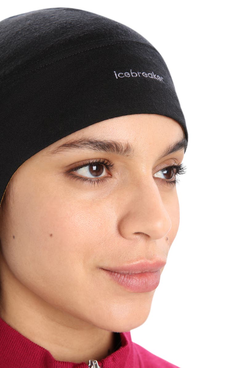 Icebreaker Quantum Merino Wool Lined Beanie, Alternate, color,