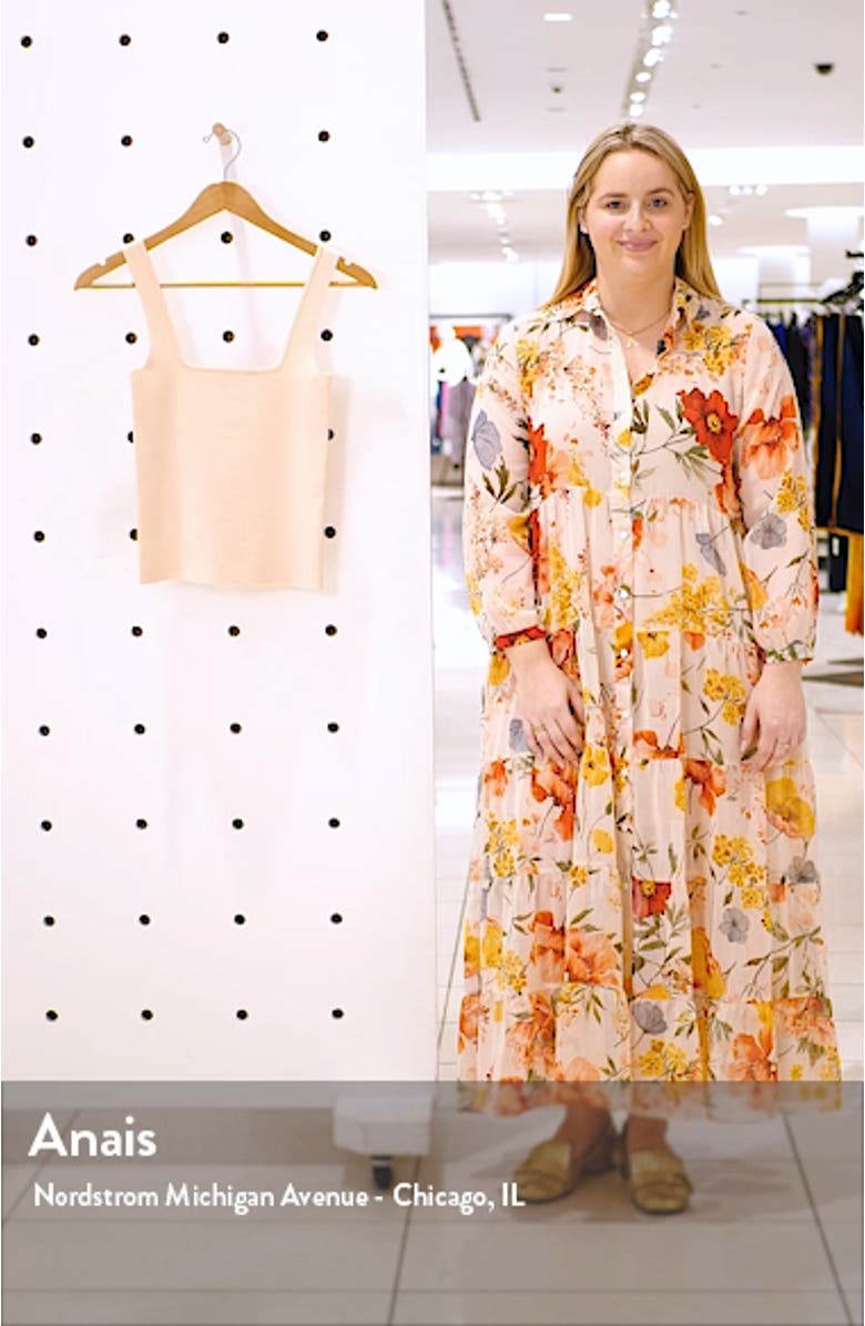 Square Neck Sleeveless Sweater, sales video thumbnail