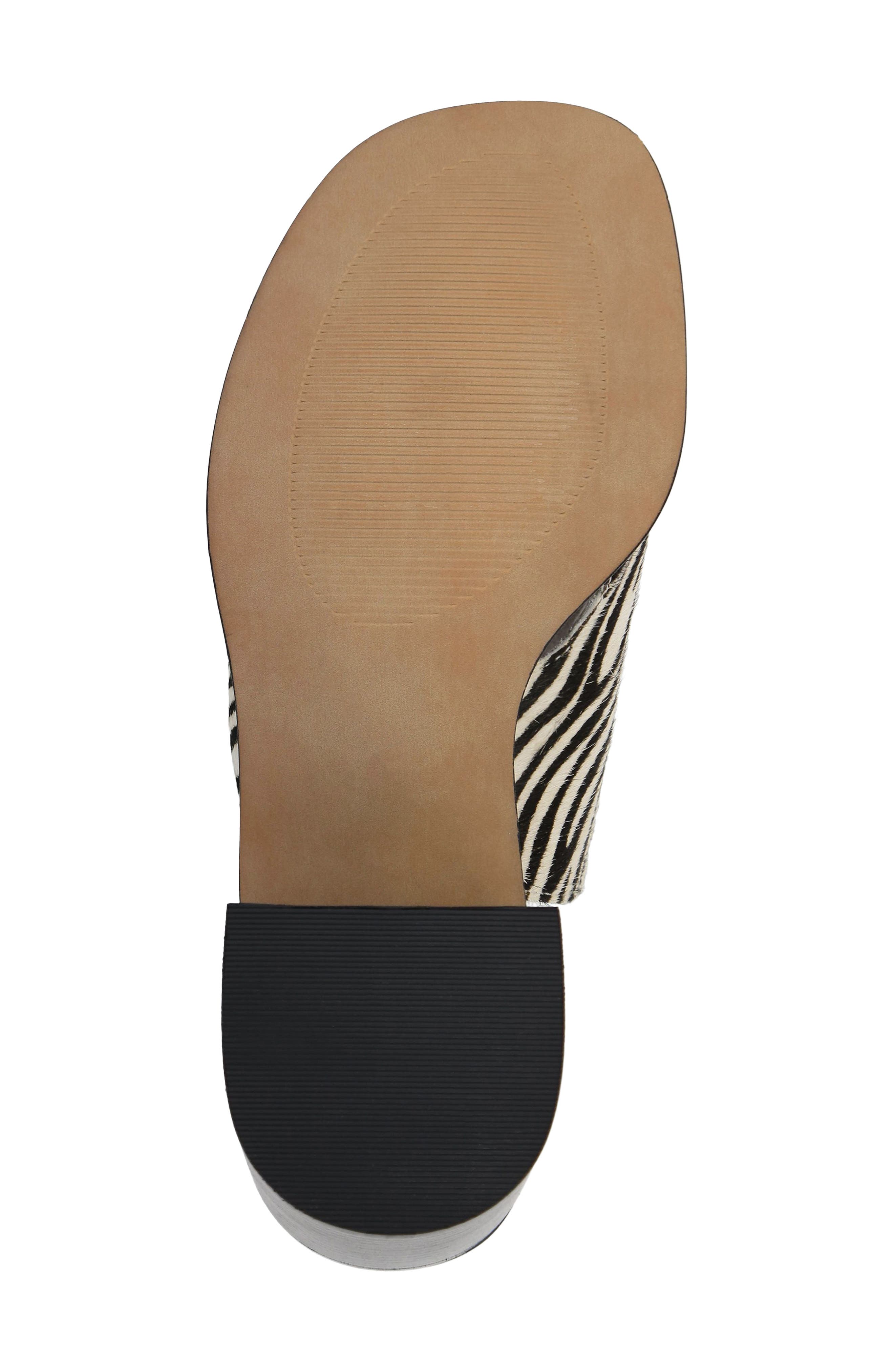 MIA Nikita Slide Sandal, Alternate, color, Zebra/ Black