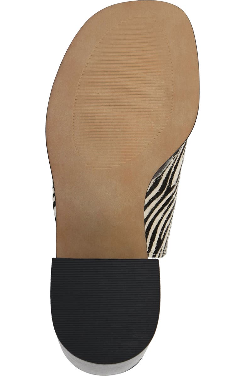 MIA Nikita Slide Sandal, Alternate, color, Zebra/ Black