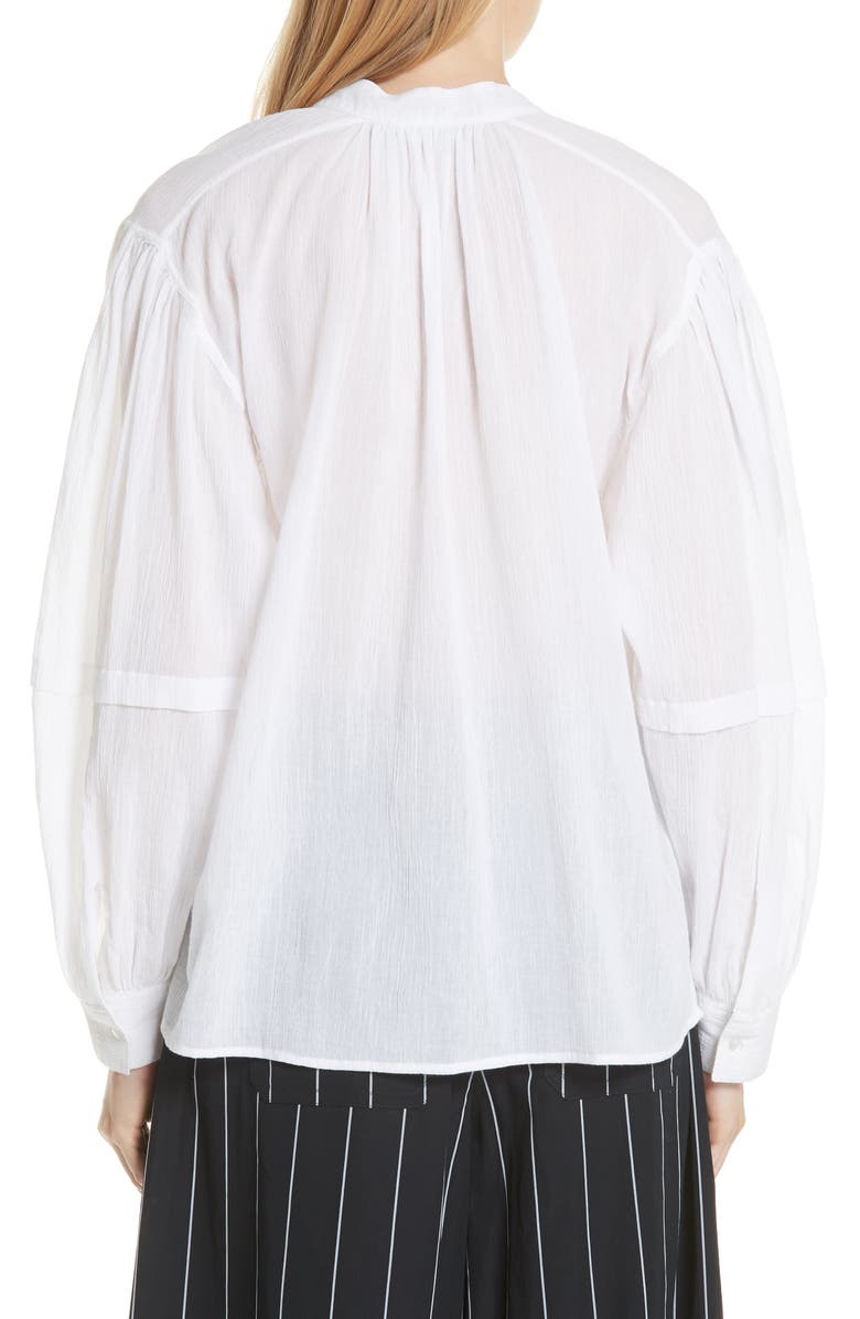 Vince Cotton Poet Blouse | Nordstrom