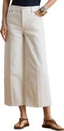 Lauren Ralph Lauren High Waist Crop Wide Leg Jeans