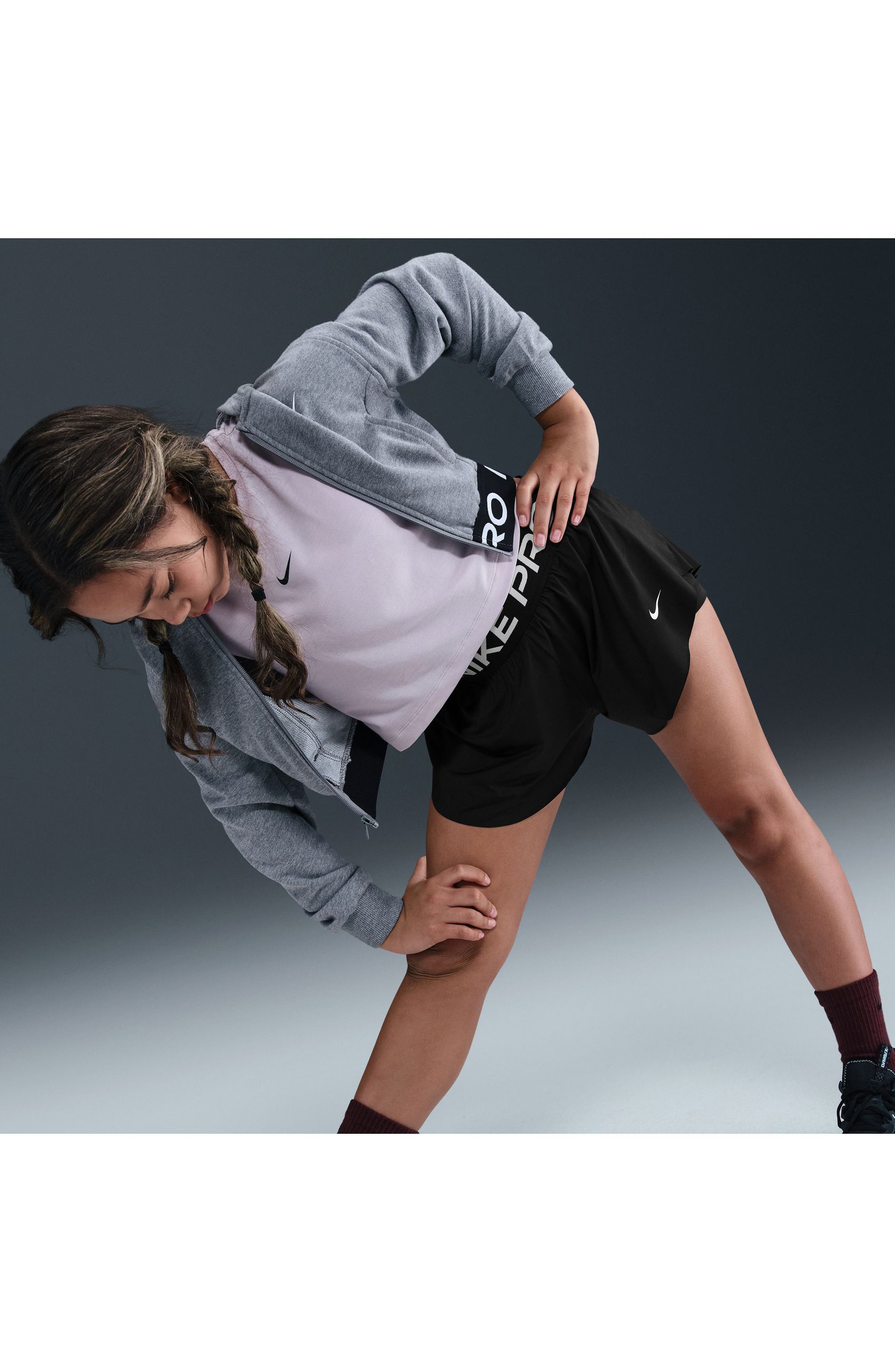 Детские Nike Pro Dri-FIT 2-in-1 Shorts — фото 6