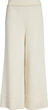 ST. JOHN Romy Legacy Crepe Kit Ankle Wide Leg Pants