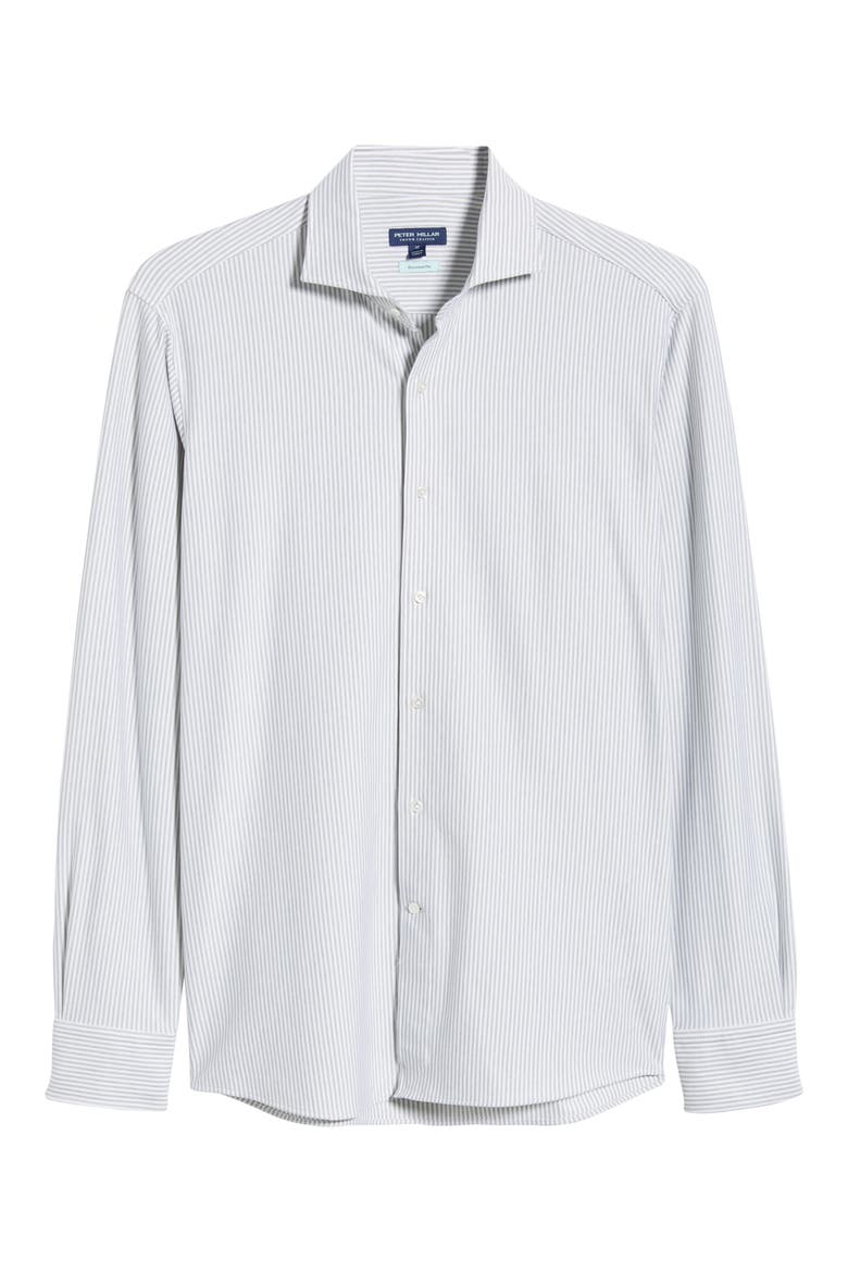 Crown Crafted Excursionist Flex Stripe Button-Up Shirt, Alternate, color, WILLOW
