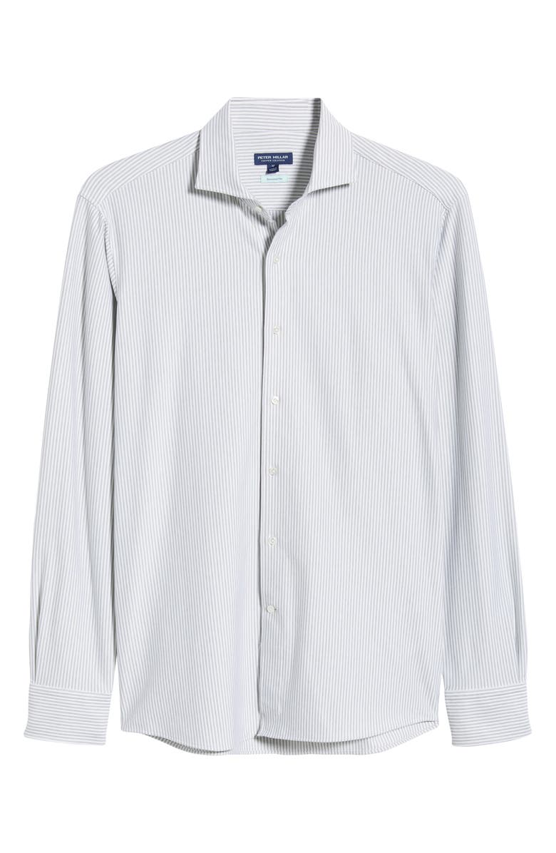 Peter Millar Crown Crafted Excursionist Flex Stripe Button-Up Shirt, Main, color,
