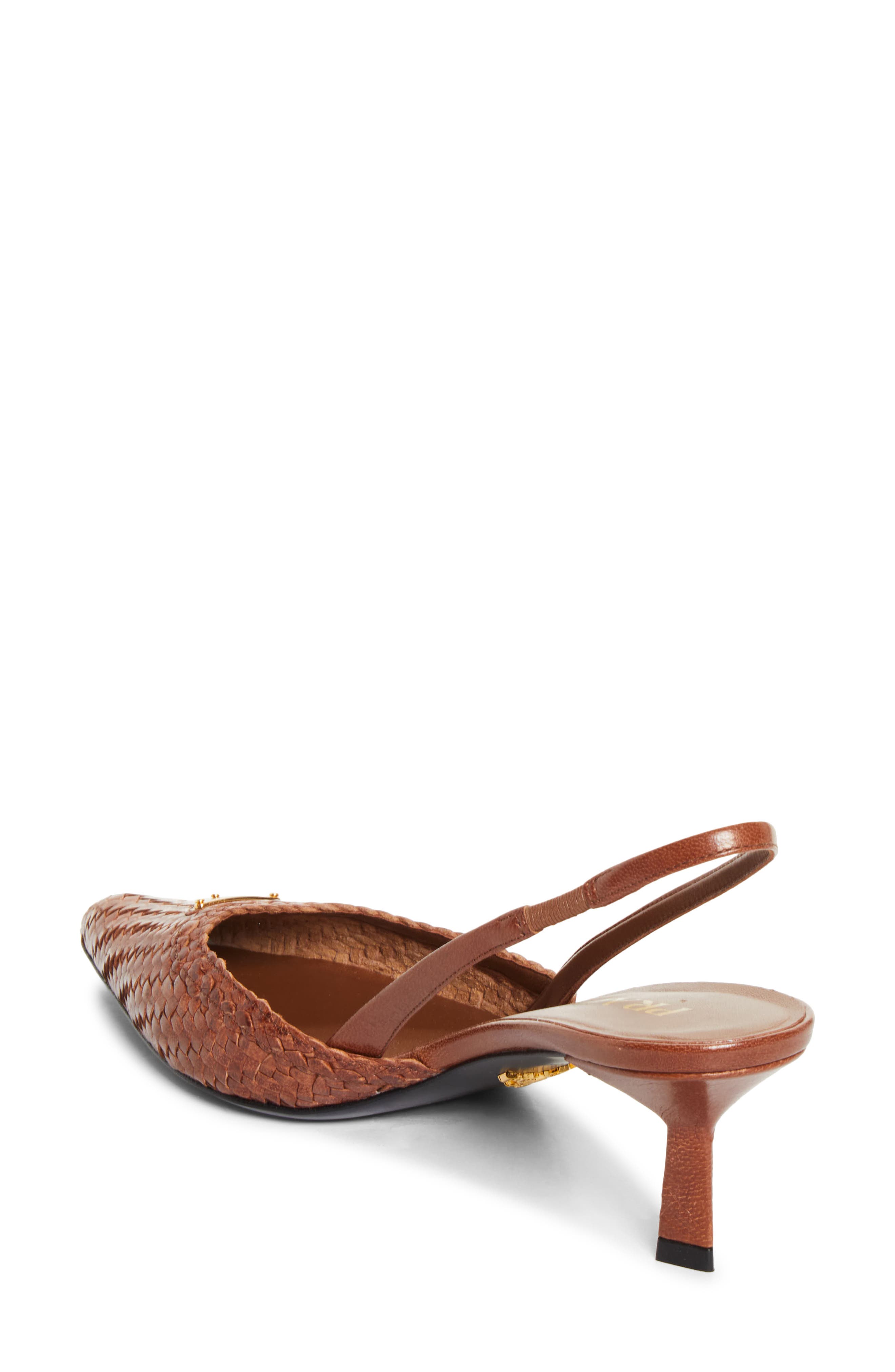 Woven Slingback Sandal - image 4